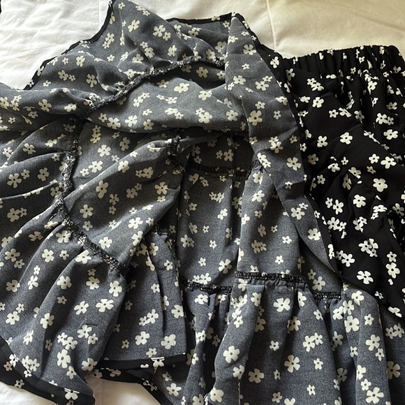 Princess Polly floral black and white skirt - Picture 6 of 6